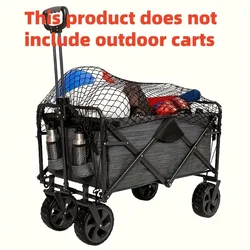 Heavy Duty Folding Cargo Wagon Durable Nylon net, Perfect for Beach, Garden, and Travel with Secure Design camping equipment