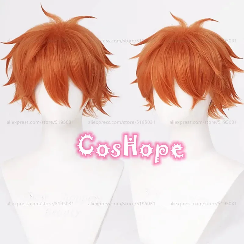 

Akehoshi Subaru Косплей Парик 35 см Оранжевый Парик Косплей Аниме Косплей Парики Термостойкий Синтетический Парик