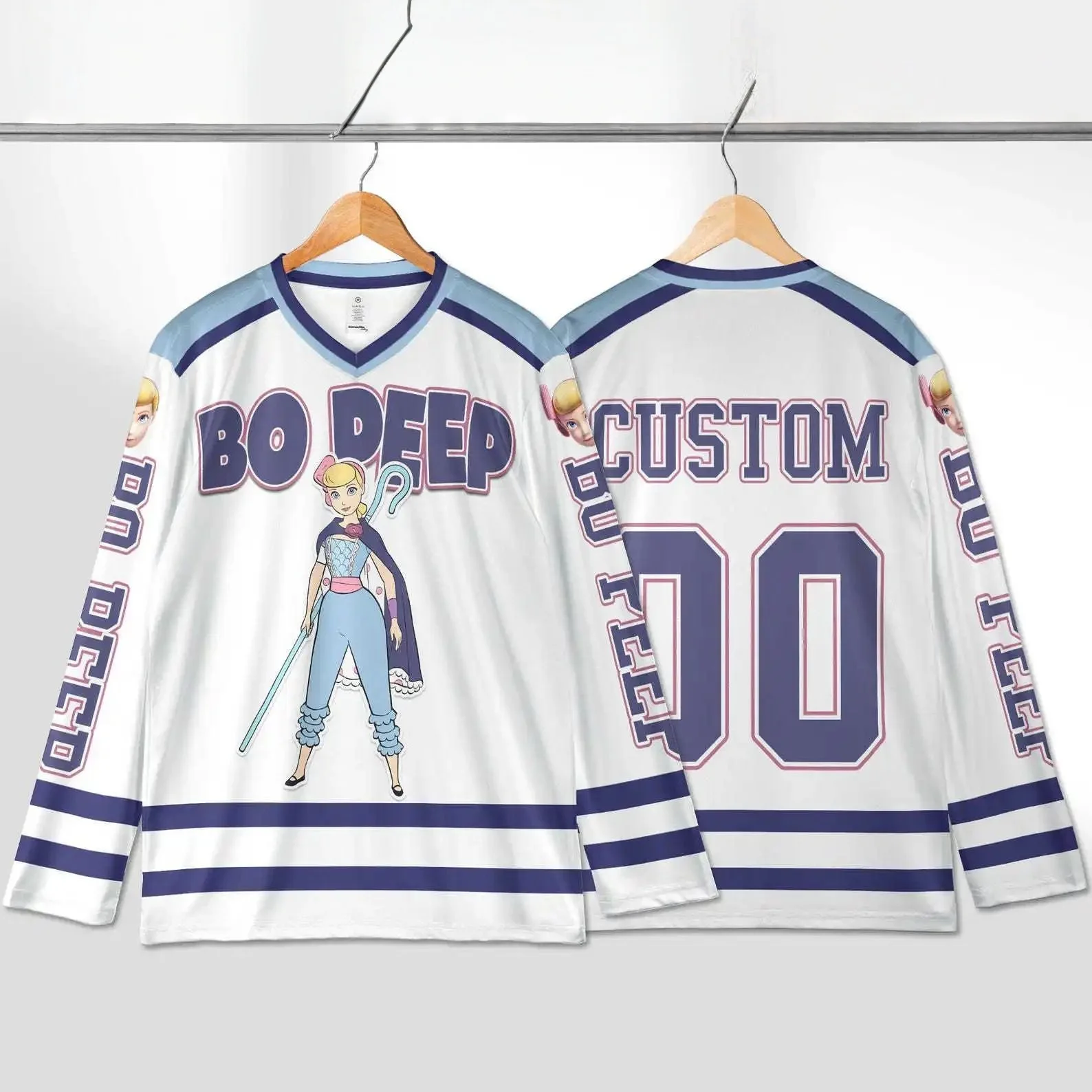 ديزني توي ستوري ليتل جرين الأجانب وريكس هوكي الجليد جيرسي ثلاثية الأبعاد الرجال طويلة الأكمام البلوز موضة فريق الرياضة الهوكي جيرسي #4