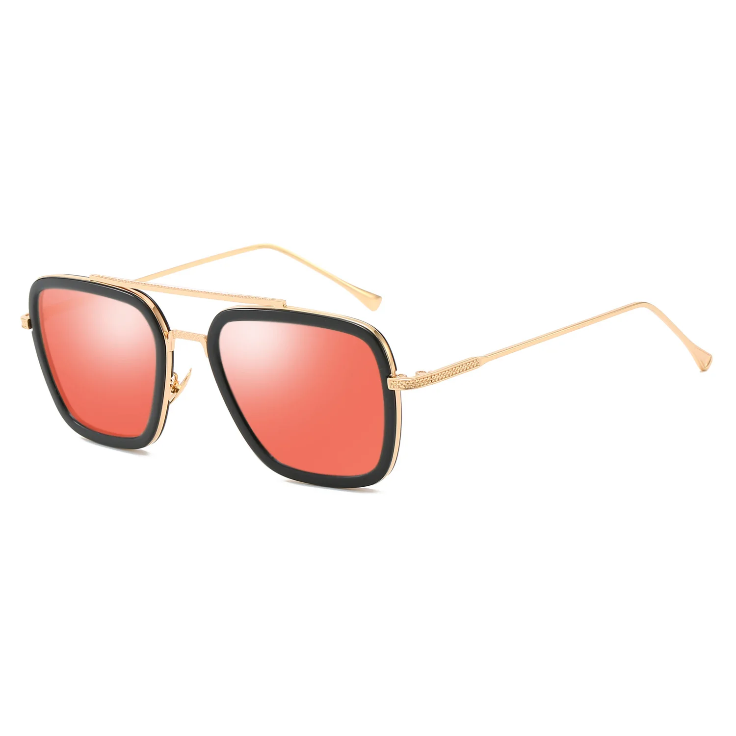 Tony Stark Sonnenbrille für Männer und Frauen Steampunk-Brille UV-Schutz Shades Outdoor Punk-Eyewear – Detail 4