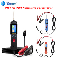 P100 Pro P200 Car Circuit Tester Automotive Power Probe Tool Kit 12V 24V Multifunctional DC Voltage PWN Signal AC Battery Tester