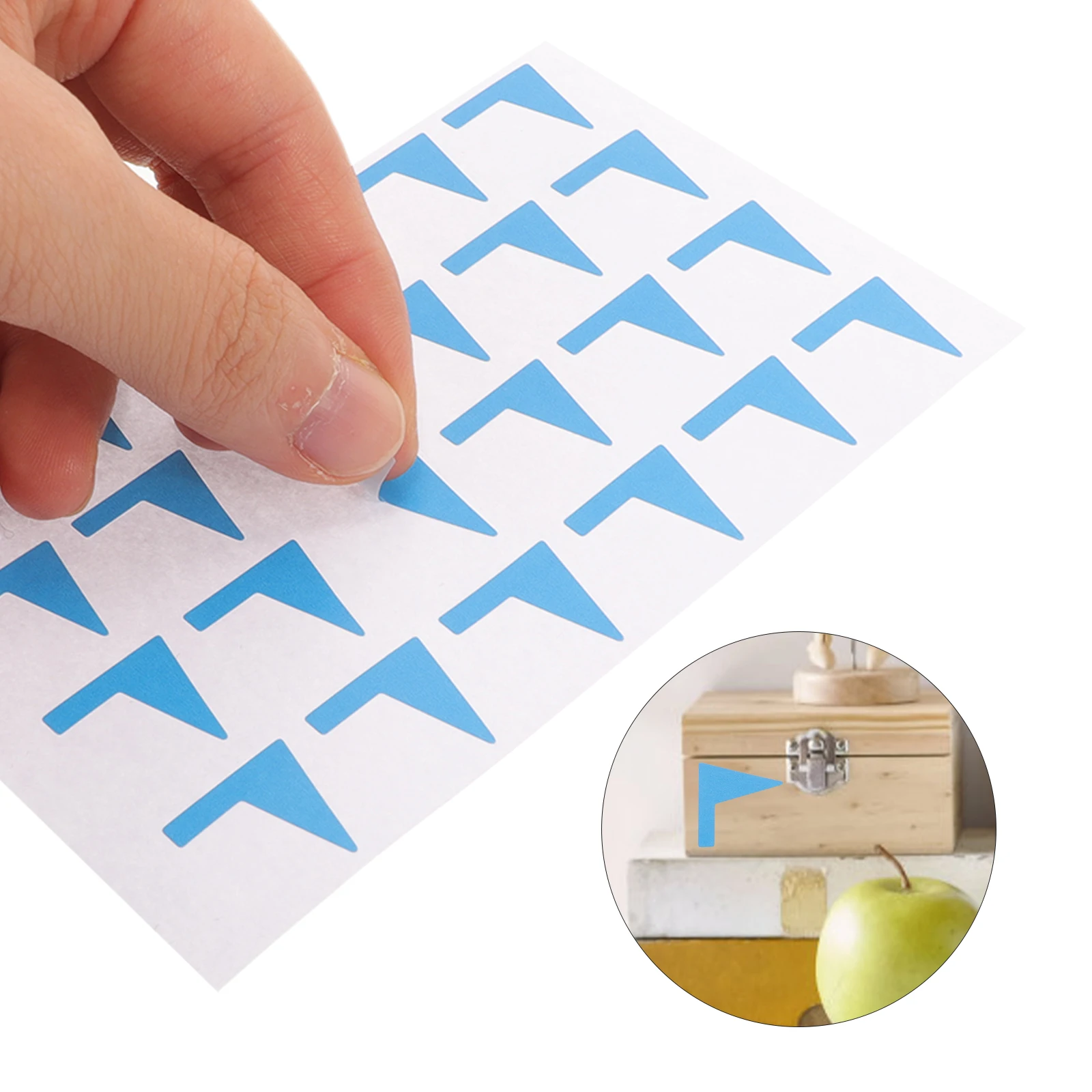 12 Sheets Tag Stickers Small Sticky Labels Self Adhesive Outdoor for Organizing Paper