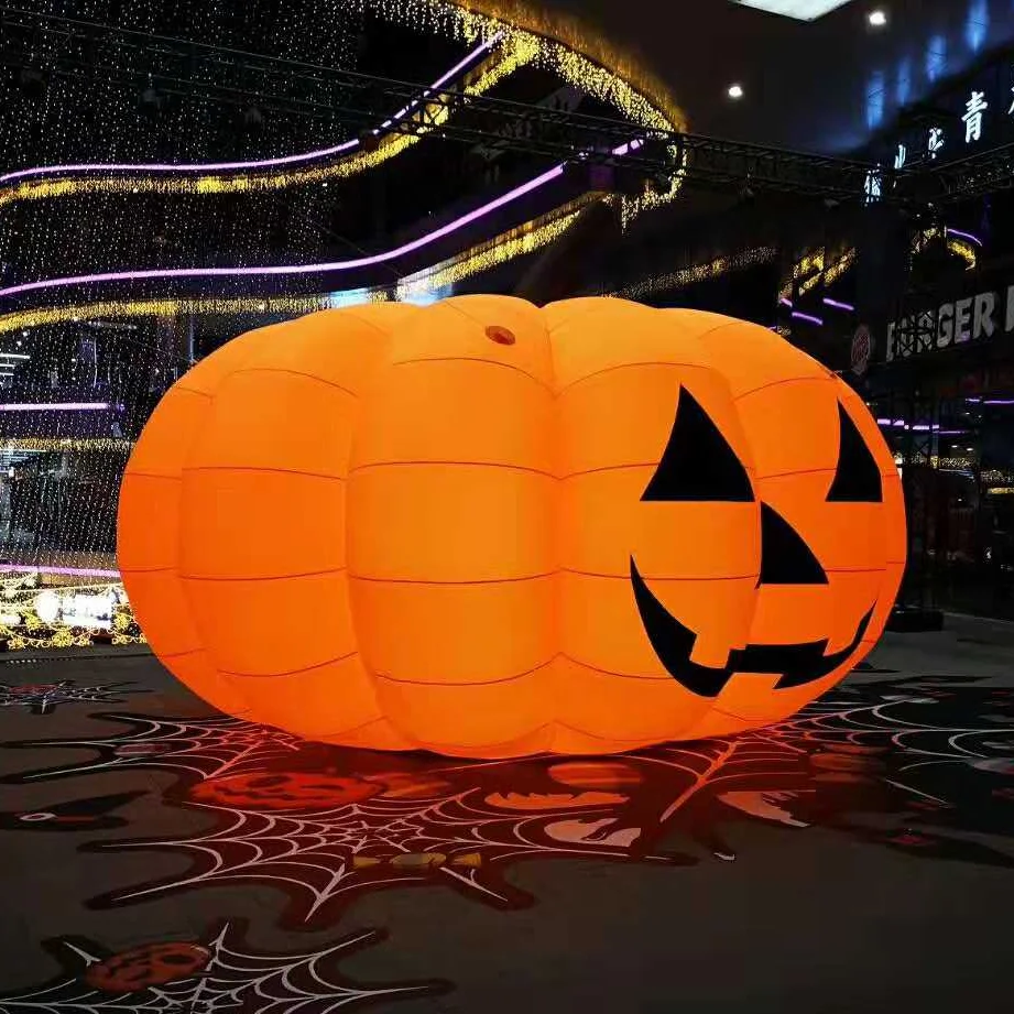 2026 New Inflatable  Halloween Decoration LED Inflatable Halloween Pumpkin Factory Best Prices with Light
