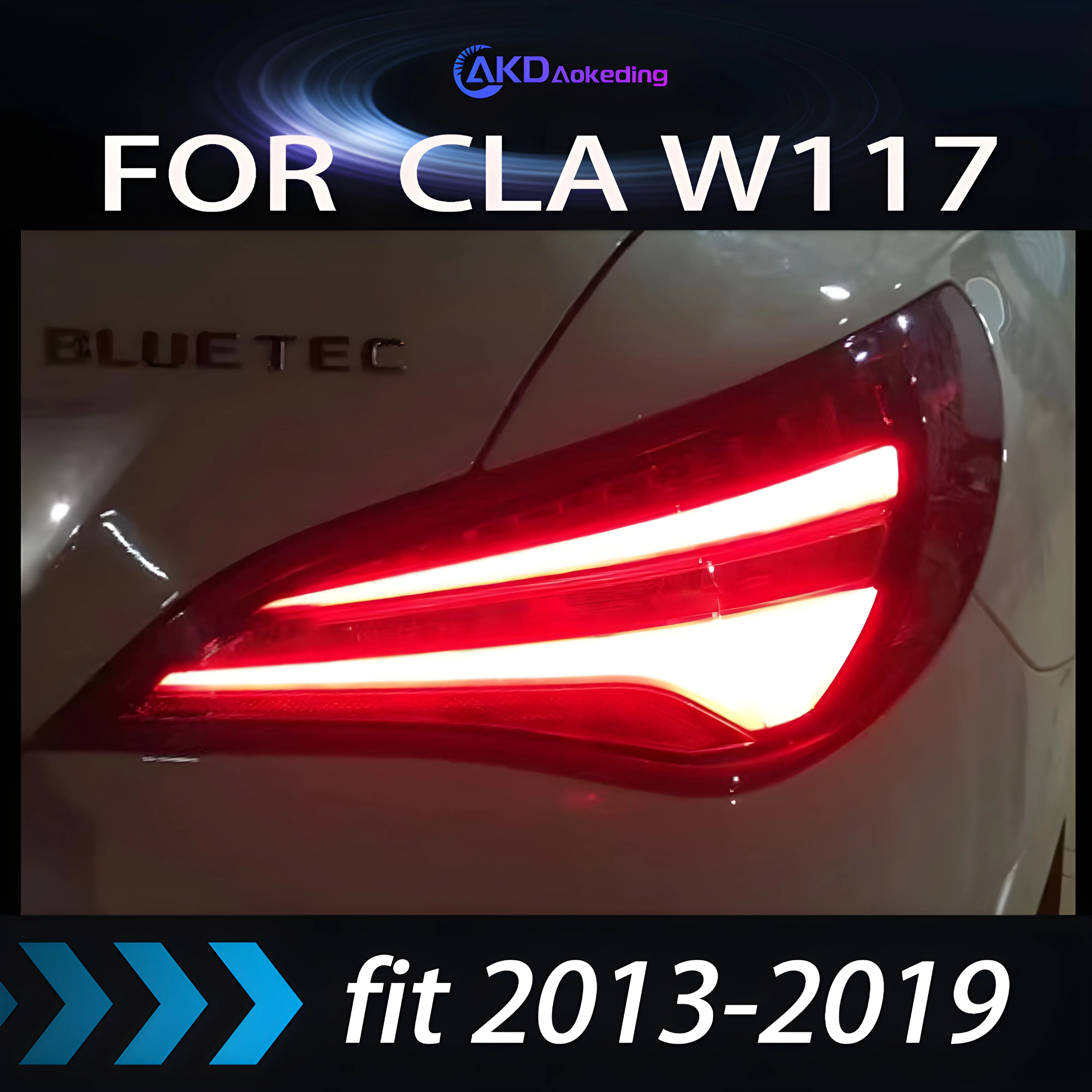 

Car Styling Taillights for Benz CLA W117 LED 2013-2019 CLA180 CLA200 Tail Lamp DRL Rear Turn Signal Automotive Accessories Rear