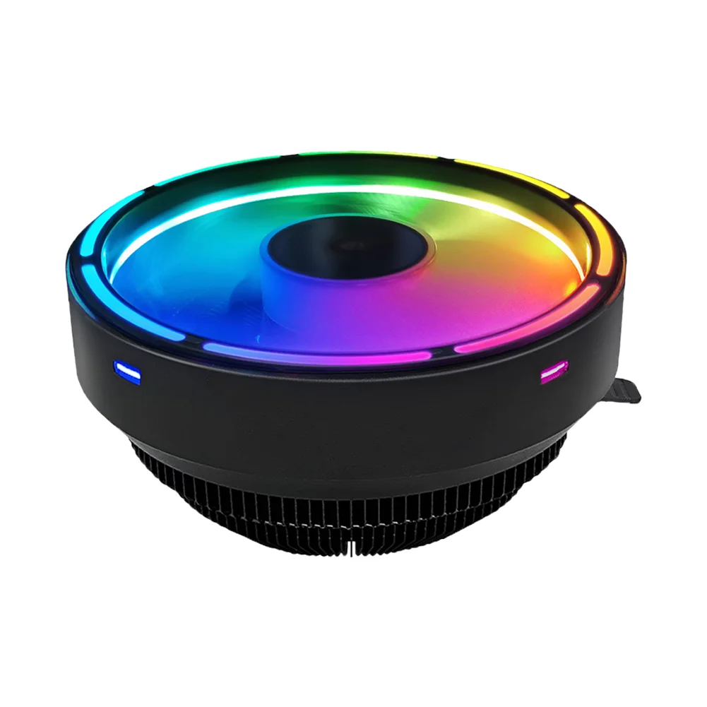 Кулер для ЦП GLORY, радиатор для ЦП с RGB-подсветкой, вентилятор 120 мм, радиатор с воздушным охлаждением для LGA 775 115x AMD 754/939/940/AM2/AM2 +/AM3/AM4/FM1 2