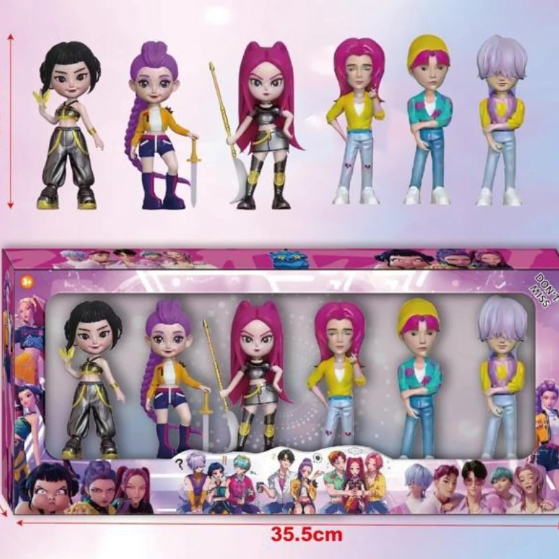 2026 Anime nuevo KPop Devil Hunter muñeca vinilo juguete Rumi Mira Zoi personaje máscara de vinilo caja ciega ornamento juguete regalo de Navidad