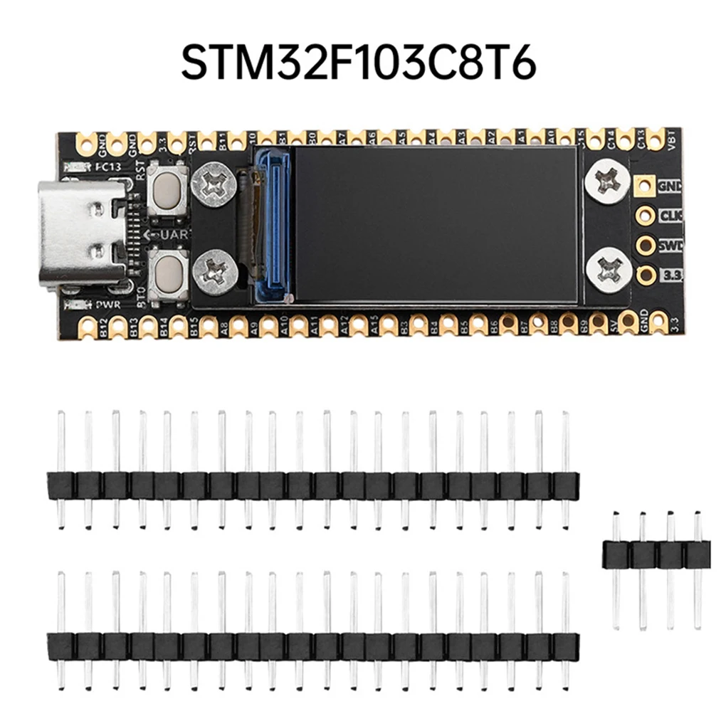 STM32F103RCT6 Mini Microcontroller Development Board With 0.96 Inch LCD Screen Flash Minimum System Board