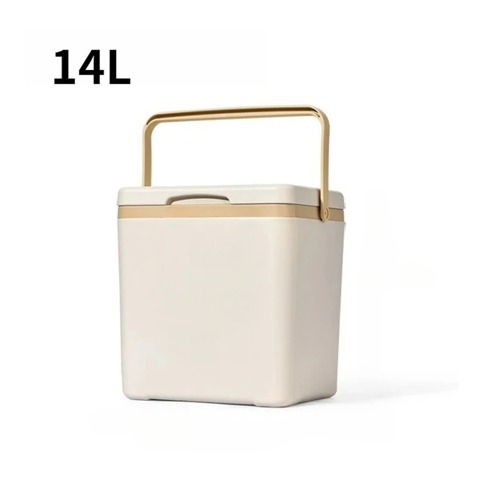 

Небольшой холодильник-морозильник для домашнего использования. Подходит для кемпинга на открытом воздухе. Консервация продуктов и сохранение тепла. Ведро для льда.