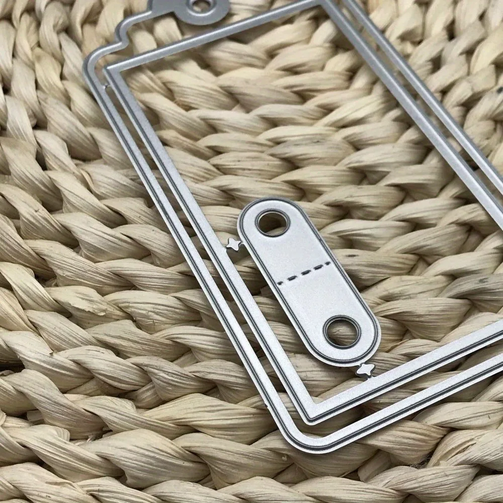 1 قطعة قوالب تقطيع معدنية حرفية مقطوعة على شكل علامات قالب تزيين قصاصات ورقية استنسل لكمة يدوية