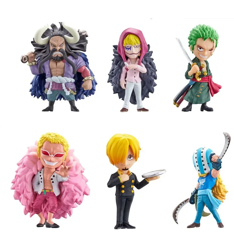 

Bandai Genuine Gashapon ONE PIECE Roronoa Zoro Vinsmoke Sanji Anime Action Figures Toys for Boys Girls Kids Gifts Ornaments