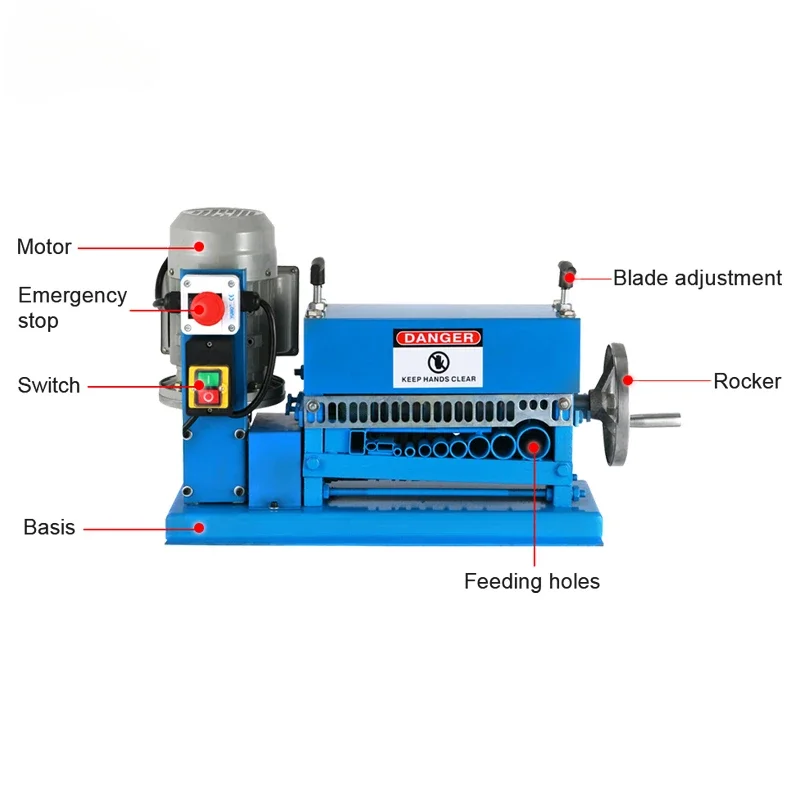 3Q Automatic Scrap Cable Wire Stripper Machine Waste Copper Wire Stripping Machine