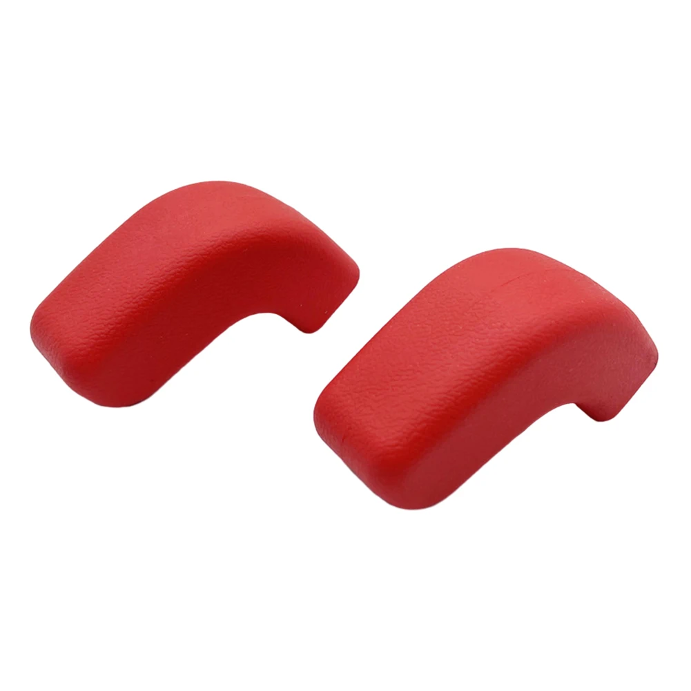 

Long lasting Red and Black Covers 2X For Jeep For Wrangler For JK For JL 20072023 Front Bumper Tow Hook Covers