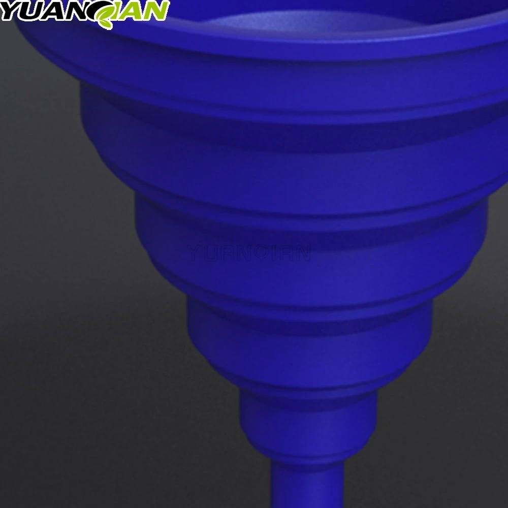 

For KYMCO AK550 XCITING 250 300 400 500 ACC CK 150 180 Motrcycle Engine Collapsible Silicone Liquid Funnel