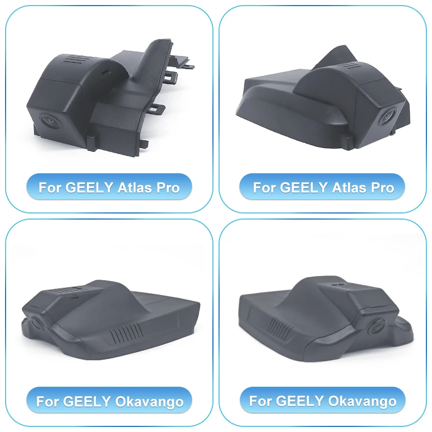 4K UHD Dedicated Car DVR Dash Cam Camera For Geely Tugella Xingyue FY11 Atlas Pro NL-3 Star Zone Okavango VX11 Preface DashCam