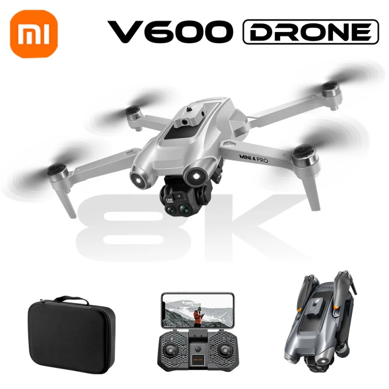 Xiaomi-Drone professionnel Vfemale Mini 4 Pro Max, caméras HD pour touristes, flux optique, évitement de positionnement, WIFI, UAV, GPS,