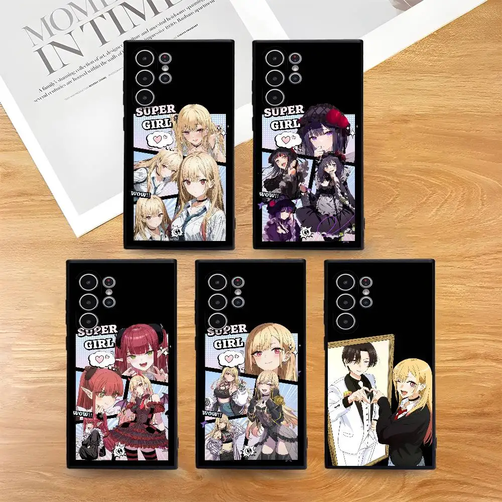 My Dress-Up Darling Phone Case Capa de TPU macia e adequada para a pele compatível com Samsung S21/S22/S23/S24/S25 FE/Plus/Ultra