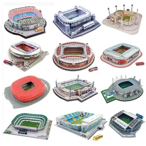 Portugal Benfica Estádio RU Competição Jogo De Futebol Estádios, Modelo de Construção, Brinquedo Artesanal para Crianças, Presente para Crianças, Feito À Mão, 84Pcs por Conjunto 8 principais vendas bola benfica - №4