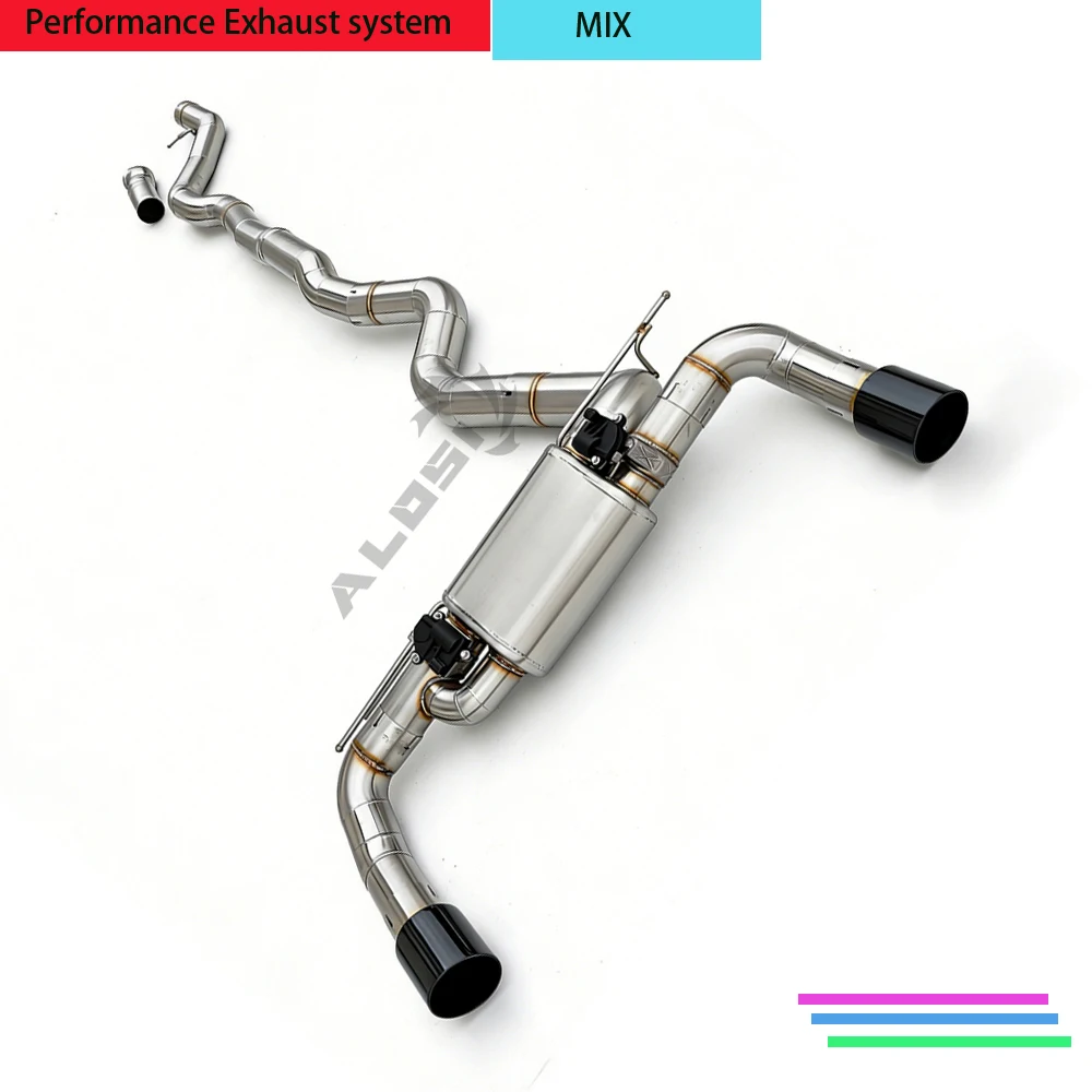 

Выхлопная система для BMW 340i B58 F30 3.0t 2016-2018, нержавеющая сталь, с клапаном, труба выхлопной системы, гоночный звук.