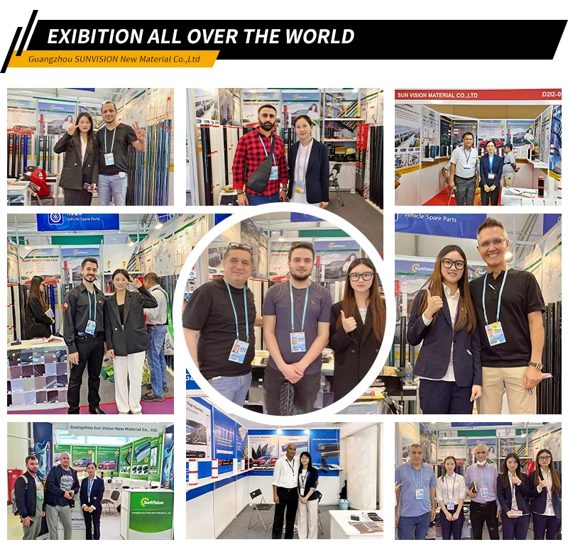 High Gloss TPU Hydrophobicity 7.5mil Tpu Film Car Wrap Heat Self Healing Car Ppf clear Car Paint Protective Film