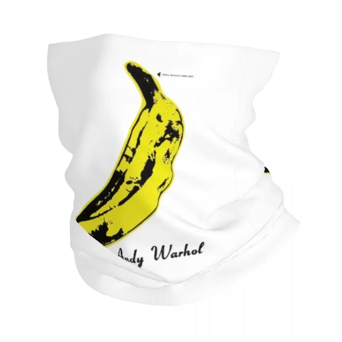 Andy Warhol Banana Velvet Underground Bandana Neck Gaiter Printed Mask Scarf FaceMask Running For Men Women Adult Windproof