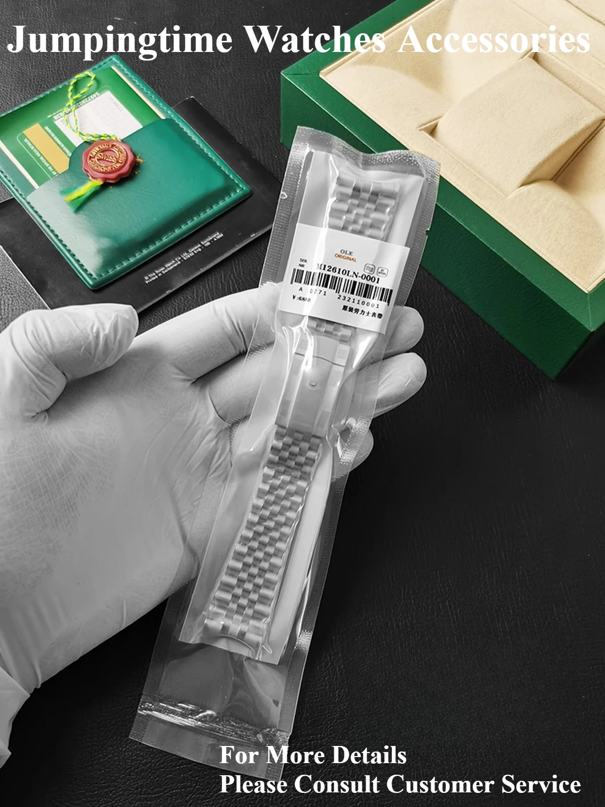 롤렉스 Datejust 126334 스틸 스트랩 41mm 남성용에 적합한 21mm 오이스터 스테인레스 스틸 스트랩 액세서리