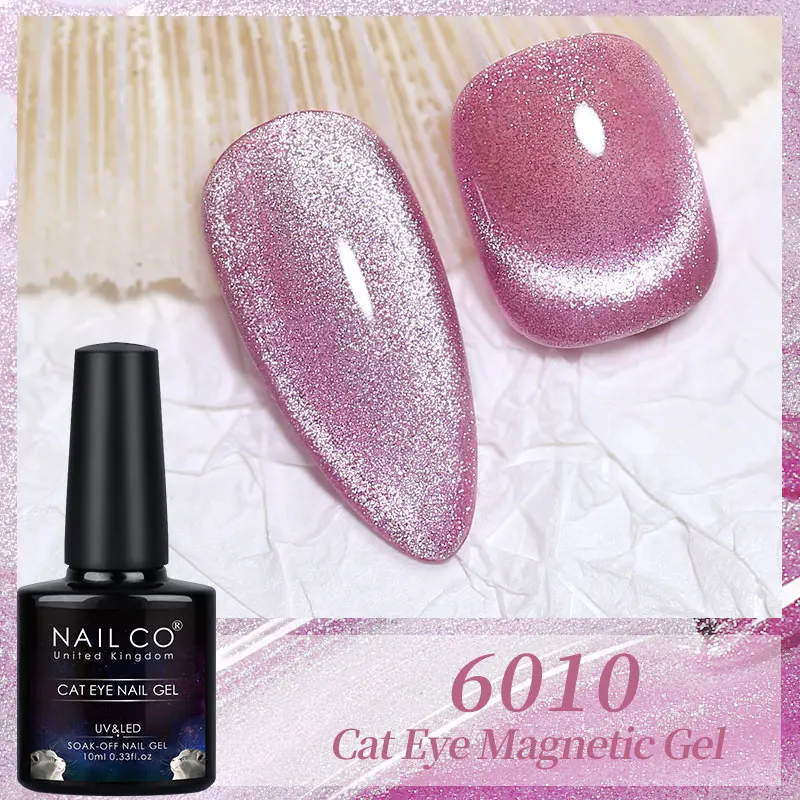 NAILCO Transparent Cat Eye Gel Nail Polish 10ml UV Nail Art Semi Permanent Lakiery Hybrydowe Magnet SPAR Lacquer Gel Vernis Soak