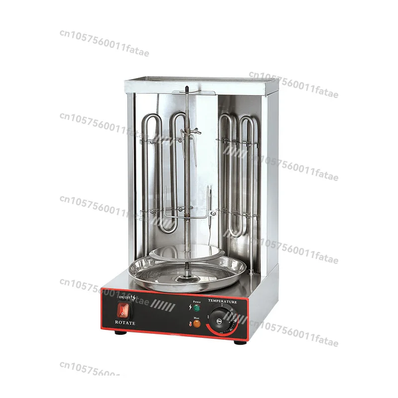 Barbecue Grill Commercial Gas Double Head Barbecue Grill, Vertical Electric Rotary Double Head Barbecue Grill
