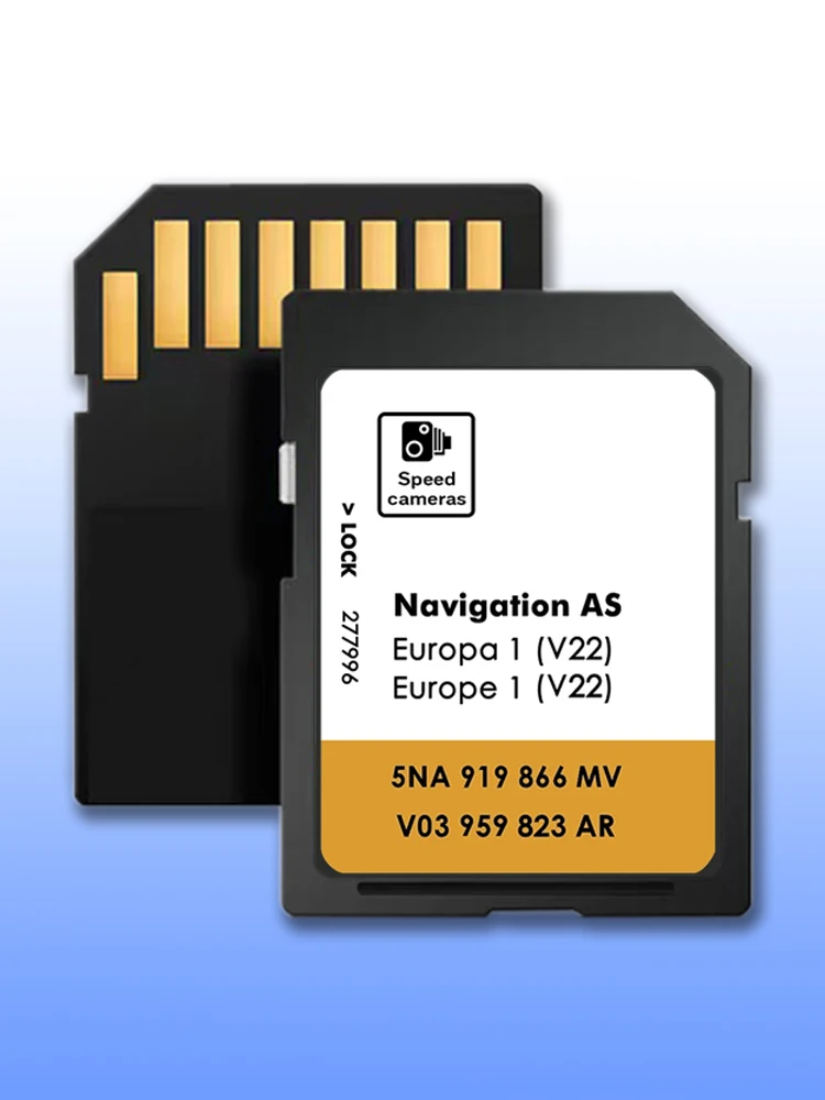 Royaume-uni Europe carte SD 32GB Navigation GPS carte Version 2025 plus récent 5NA 919 866 MV pour VW Tiguan AS V22
