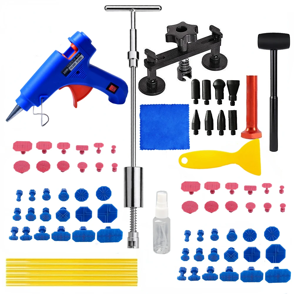 

Инструменты для ремонта вмятин без покраски, клеевой пистолет с вилкой европейского стандарта, комплект для удаления вмятин на автомобиле