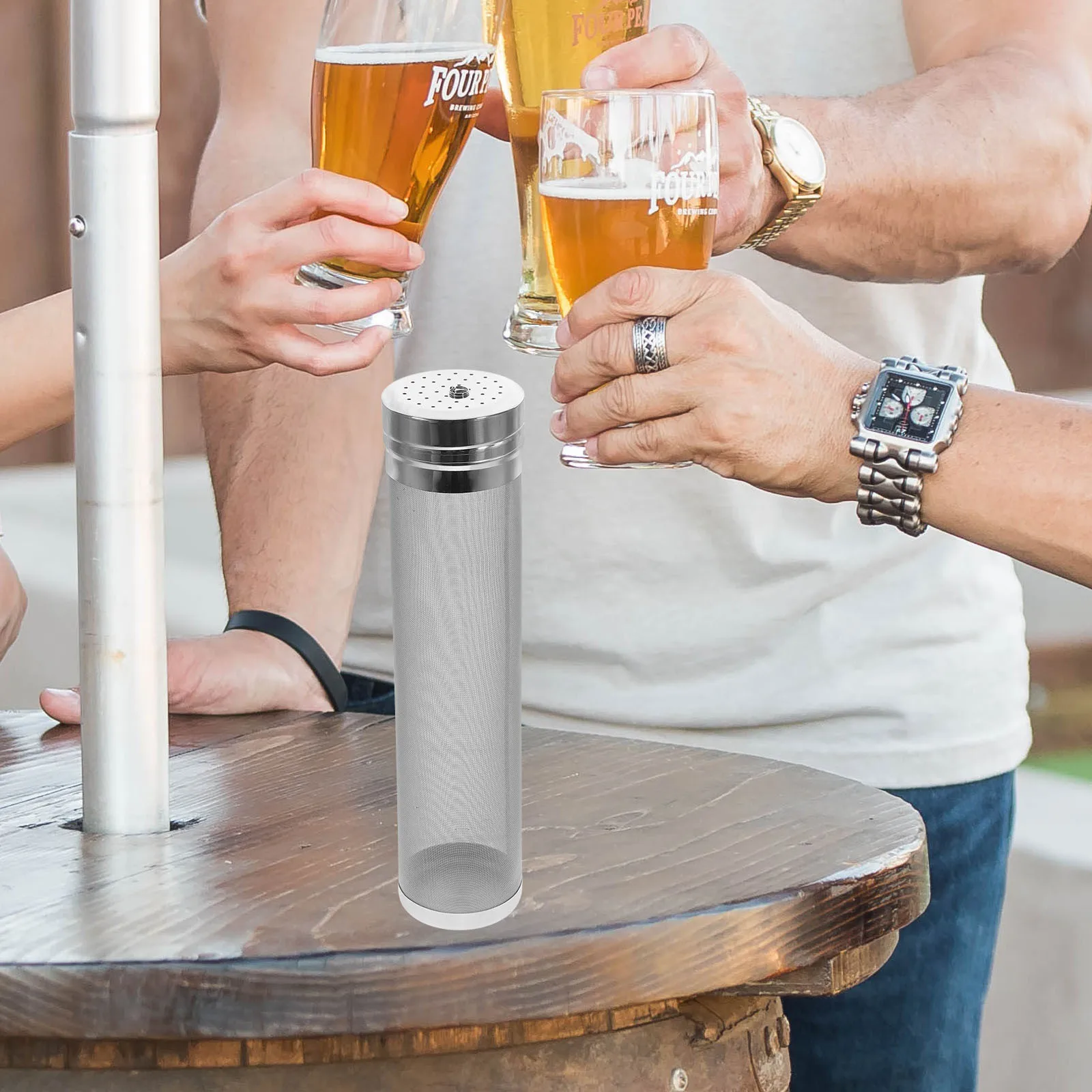 

Stainless Steel Beer Filter Tube Premium Hop Spider For Homebrewing Mellow Aroma Diy Brewing Supply Strainer Tool