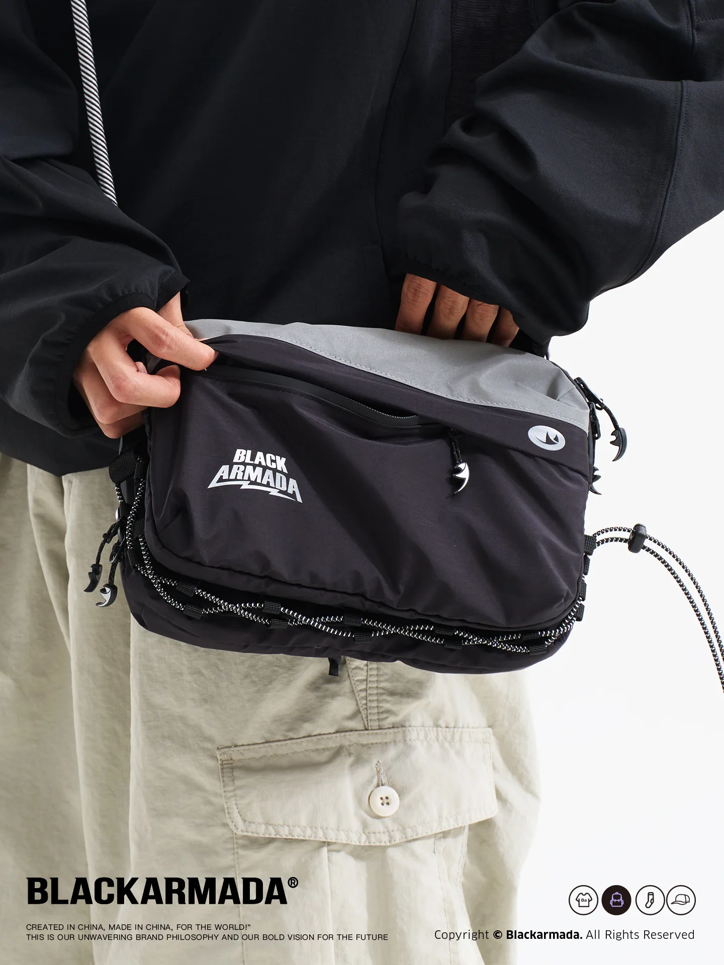 blackarmada-sac-de-taille-leger-5l-impermeable-multi-usages-pochette-pour-bouteille-d'eau-pour-les-voyages-les-deplacements-la-randonnee-avec-sangle-reflechissante