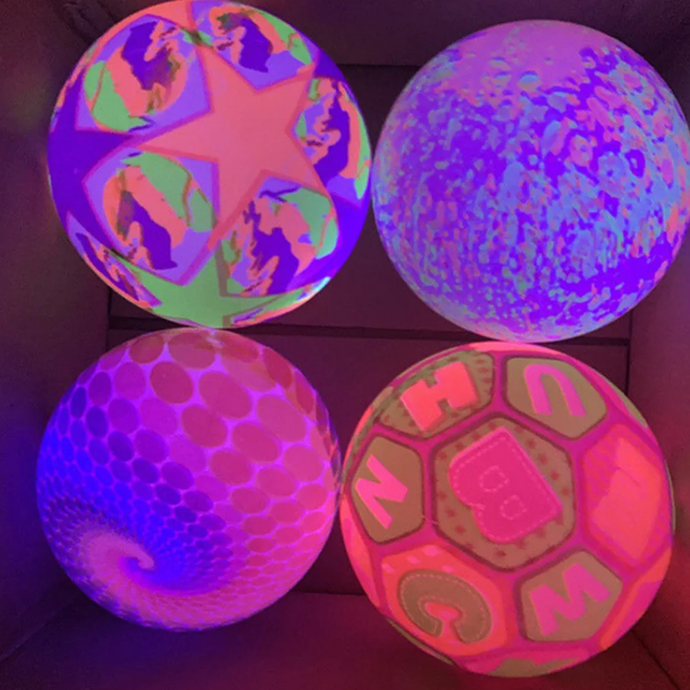 

2pcs Glowing Soccer Plastic Training Fun Outdoor Sports Exercising Ball For Lighted Ball Sport Activity