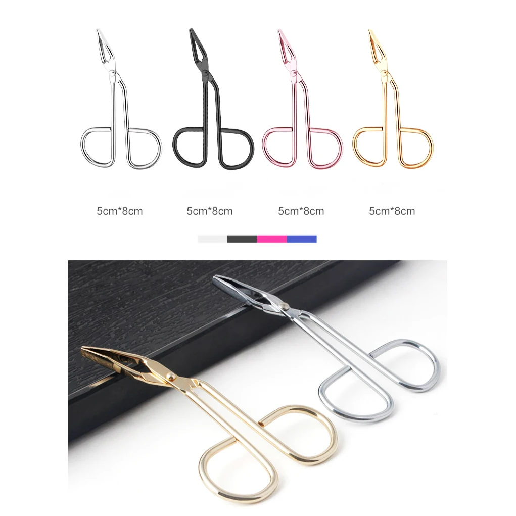 1PC Stainless Steel Eyebrow Removal Tool Make Up New Fashion Scissors Shaped Eyebrow Clip Tweezers Clamp Clipper Beauty Tools