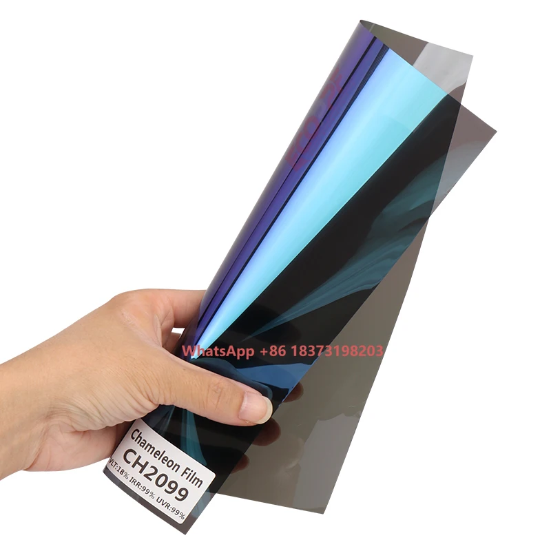 

Chameleon Film Sun Protection Solar Car Window Tint Film 1.52*30 Roll Size