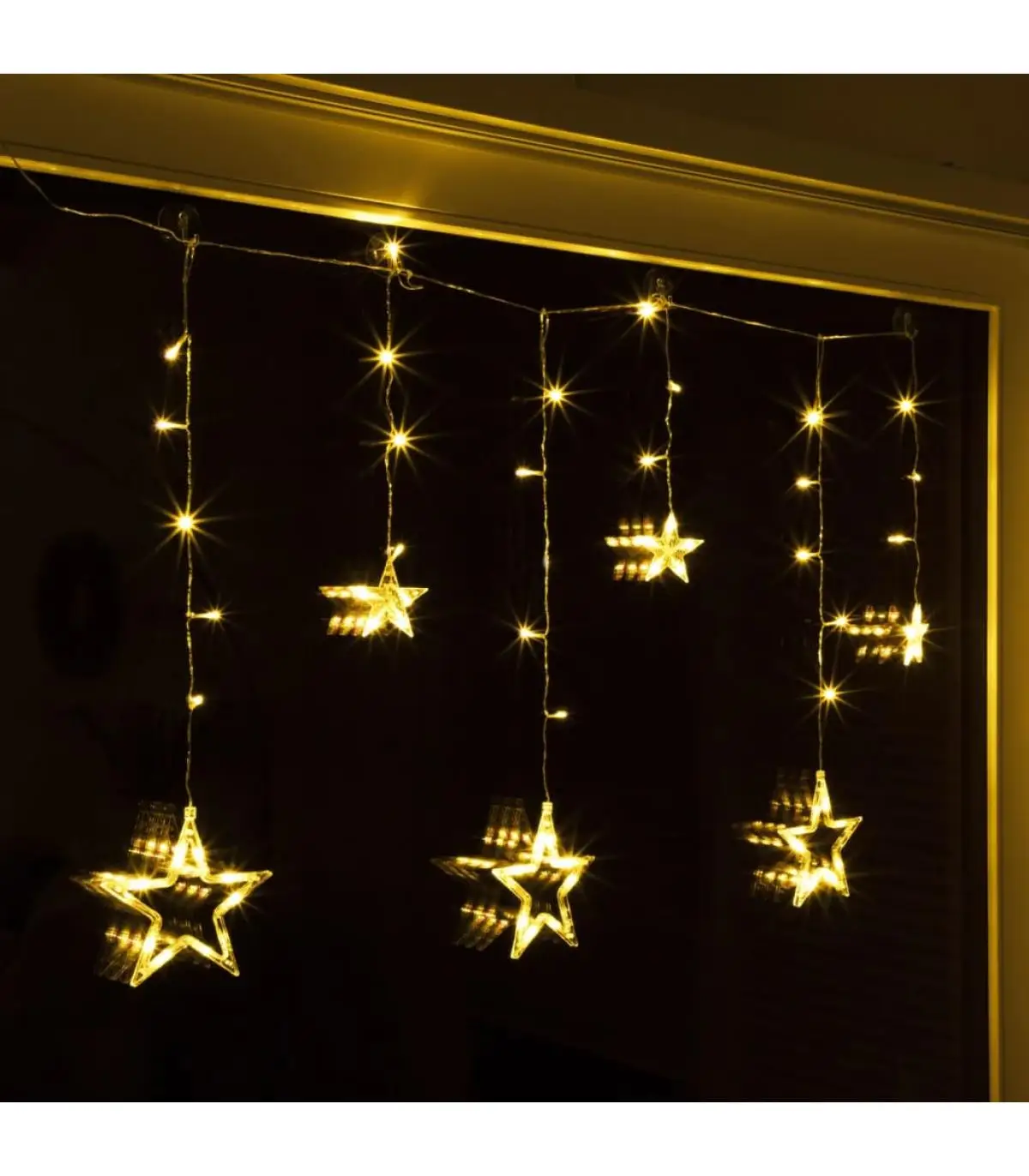 Christmas lights HI Cotina lights stars Fairy with 63 LEDs