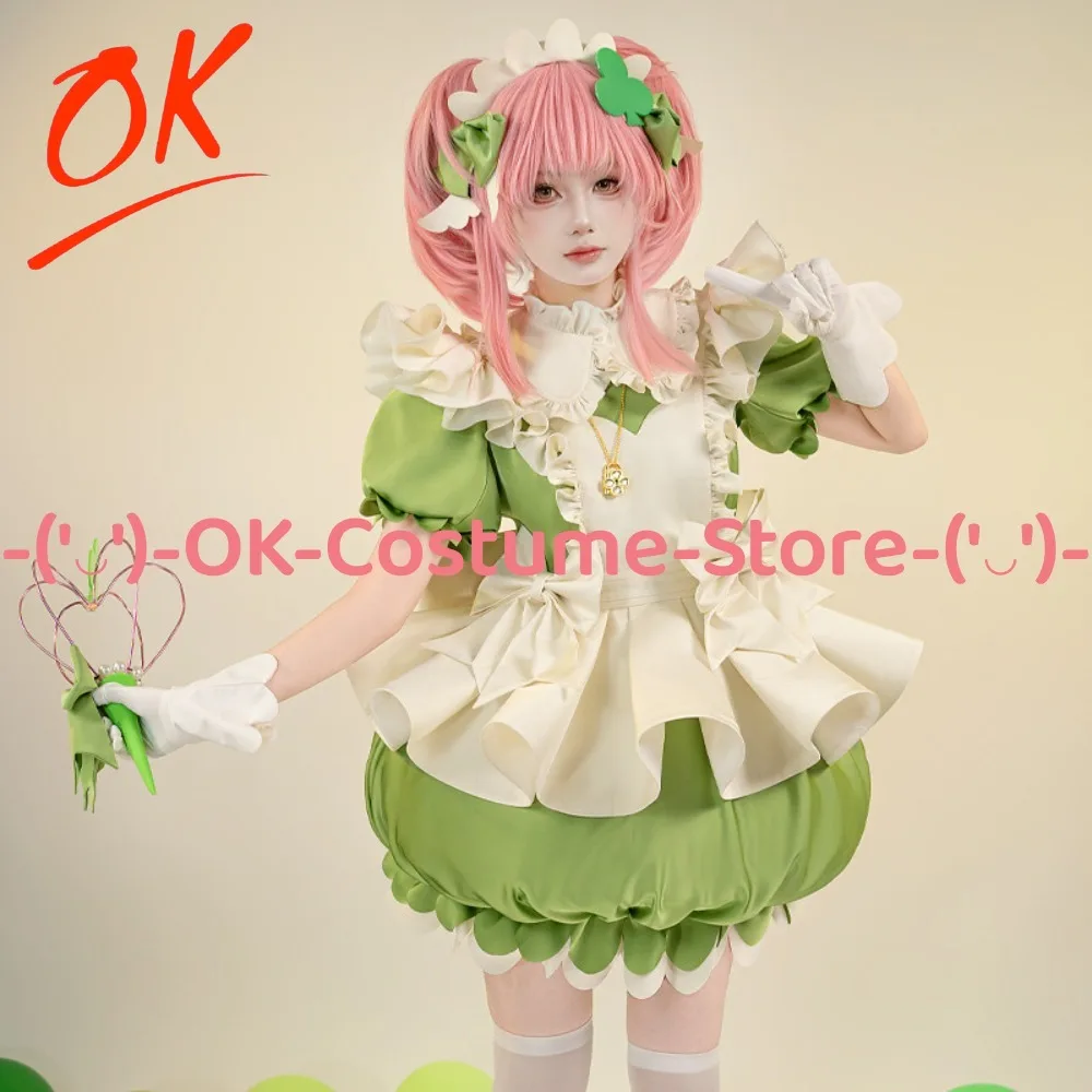 

Shugo Chara Hinamori Amu Amulet Clover Cosplay Costume Dress Humpty Lock Su Transformation Anime Outfit Halloween Party Uniform