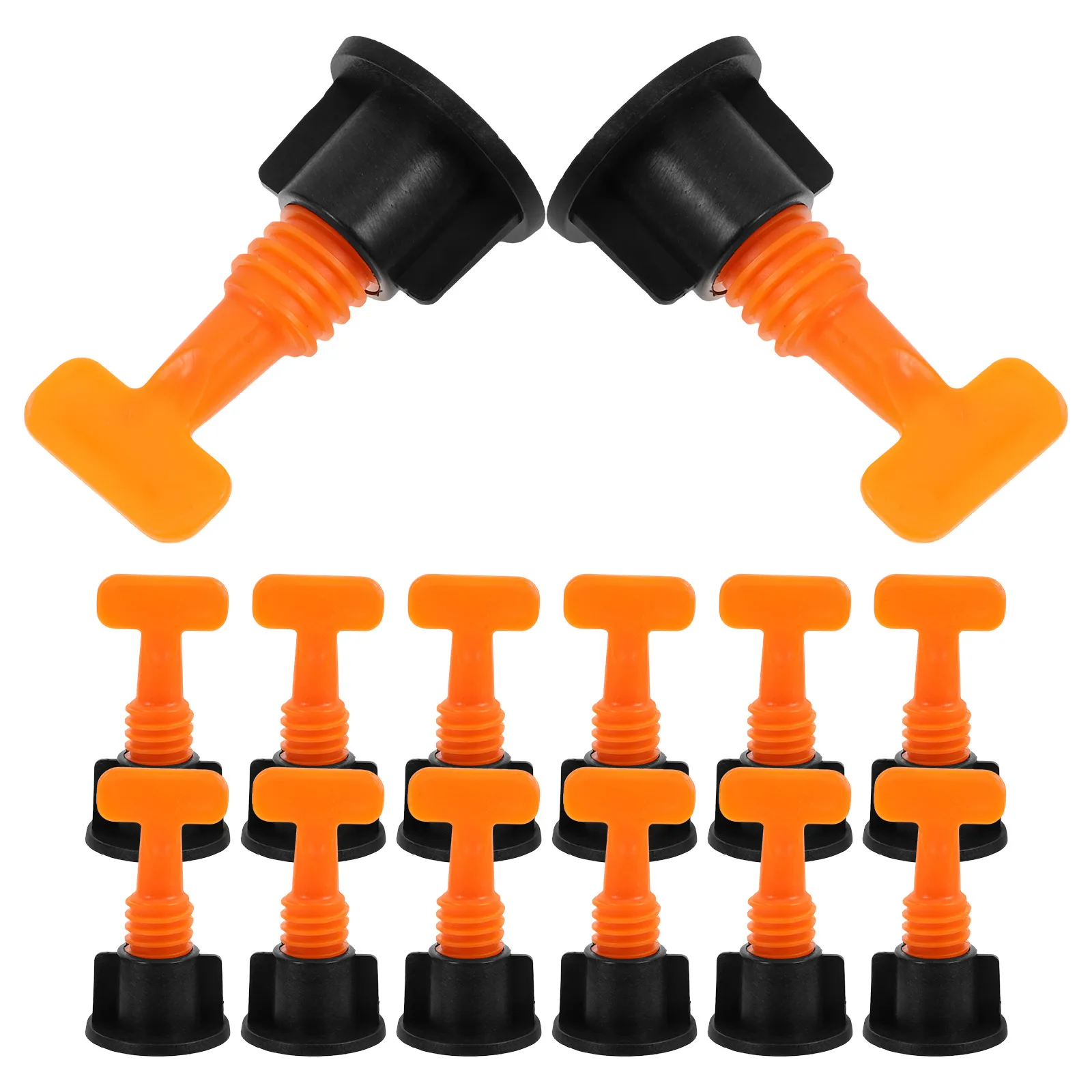 50 set T Reusable Leveling System Fast Installation Wear-Resistant Tile Spacer Wall Leveler Tile Auxiliary Tool Tiles Leveling