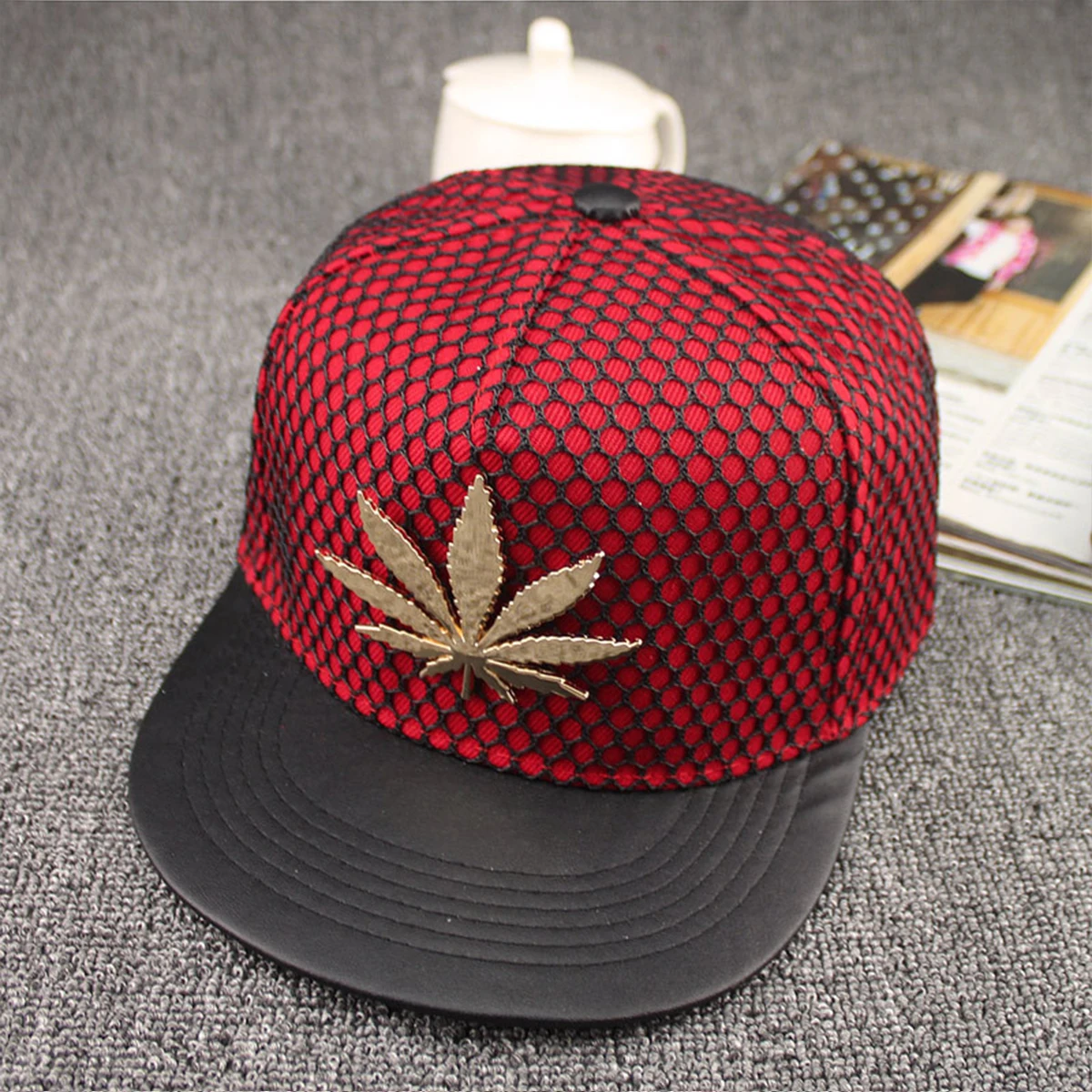 Unisex Maple Leaf Label Hip-Hop Hüte Mode Frühling Herbst Outdoor Einstellbare Casual Baseball Caps Sonnenschutz Hut