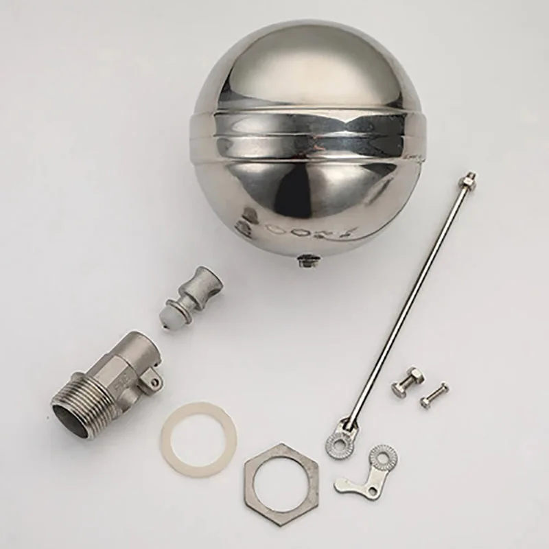 Adjustable Float Ball Valve DN25 Stainless Steel Floated Valve Water Tank Water Level Controll Valve Auto Stopping float Water