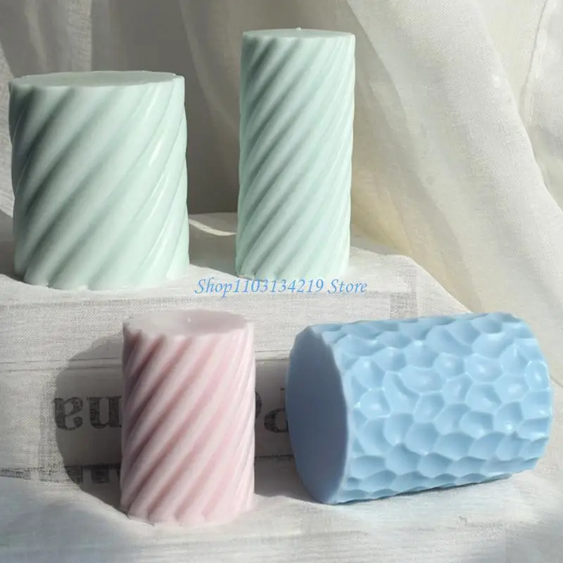 N5KC Simple Geometry Resin Moulds Cylindrical Silicone Molds Handmade DIY Mould Decorating Tool