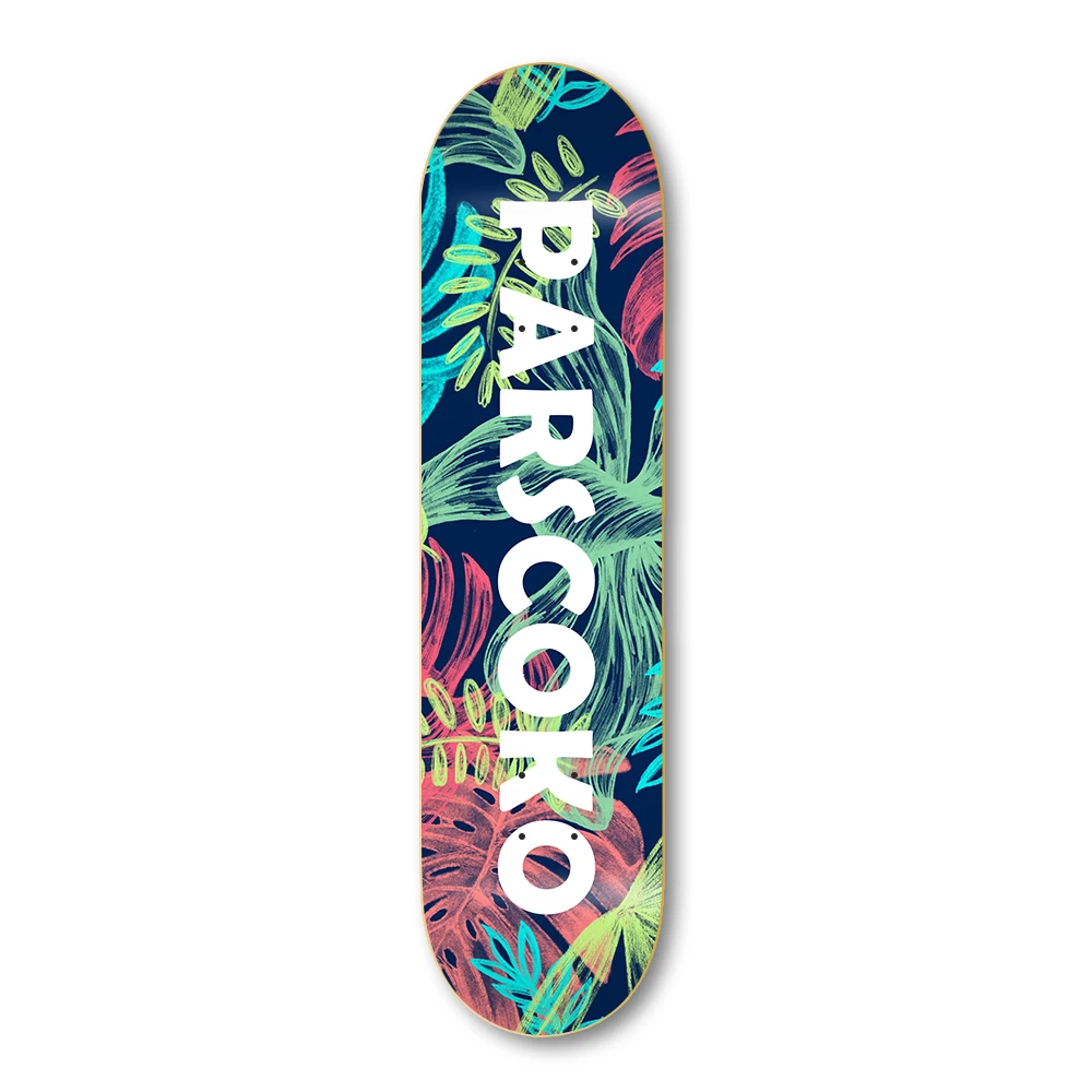 

7 Layers Pro 7.5inch Canadian Maple Epoxy Resin Blank Skateboard Deck Custom Heat Transfer Uv Print Graphic