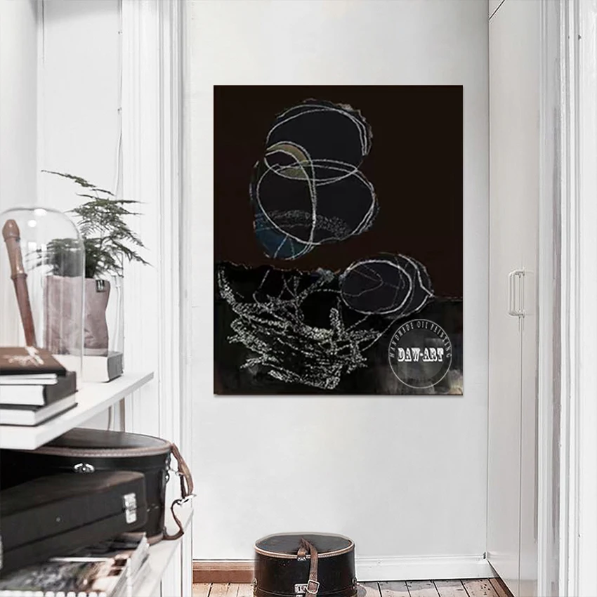 

Легкое произведение искусства на холсте, современное акриловое украшение, стена, безрамная, абстрактная идея, дизайн, художественная текстурированная картина с ручной росписью, Новое поступление