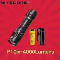 NITECORE P10ix High-Powerful Flashlight 4000Lumens 4 x CREE XP-L2 V6 LED Rechargeable LED Lantern With 18650 5000mAh Battery