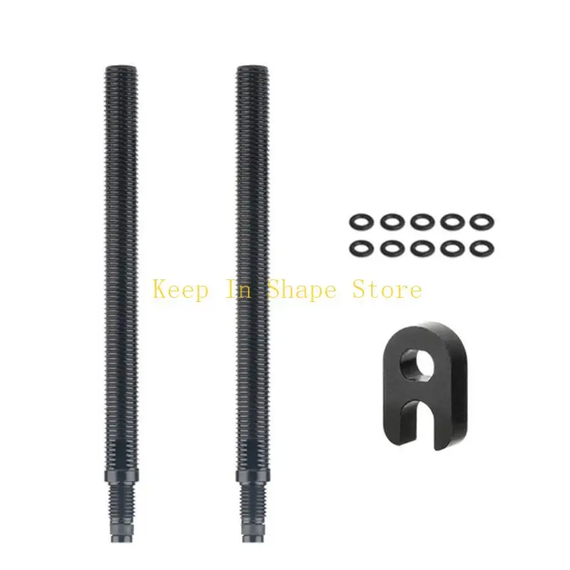 U1JC High Strengths Aluminums Valves Extension Flexible Bus Tire Valves Extension for Competitive Cyclists and Hobbyists