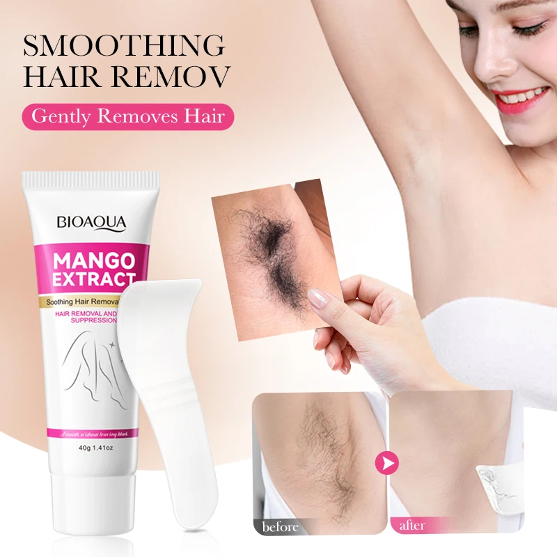 

Mango Hair Removal Cream Soothe Painless Health Hair Remover Growth Inhibitor Depilatory cream MenWoman Body Care Epilator Cream