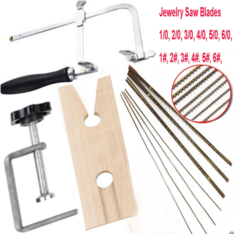 Adjustable Mini U Shape Sawbow Steel Hacksaw Spirals Sawblade Kit DIY Tool Jewelry Making Processing Tool for Jeweler