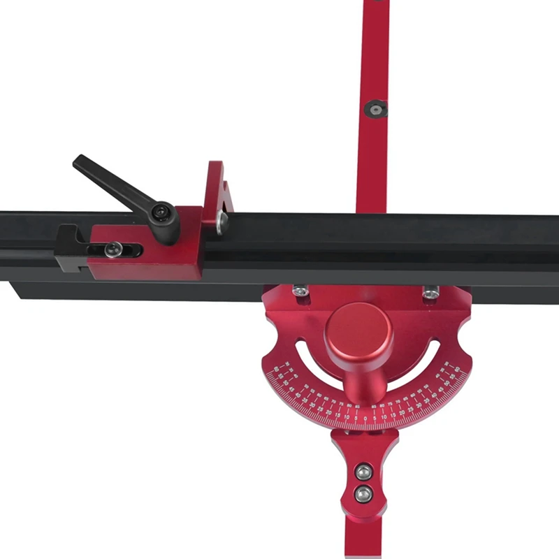 Woodworking Push Ruler Push Handle Backing Kit Shift Type Semi-Circular Square Push Handle Table Saw Bakelite Milling Set