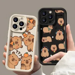 Funny Cartoon capybara Phone Case for OPPO Realme 12 8 8i 7i 11 C11 C12 C15 C20 C21Y C31 C33 C35 C53 C55 4G 5G Cover