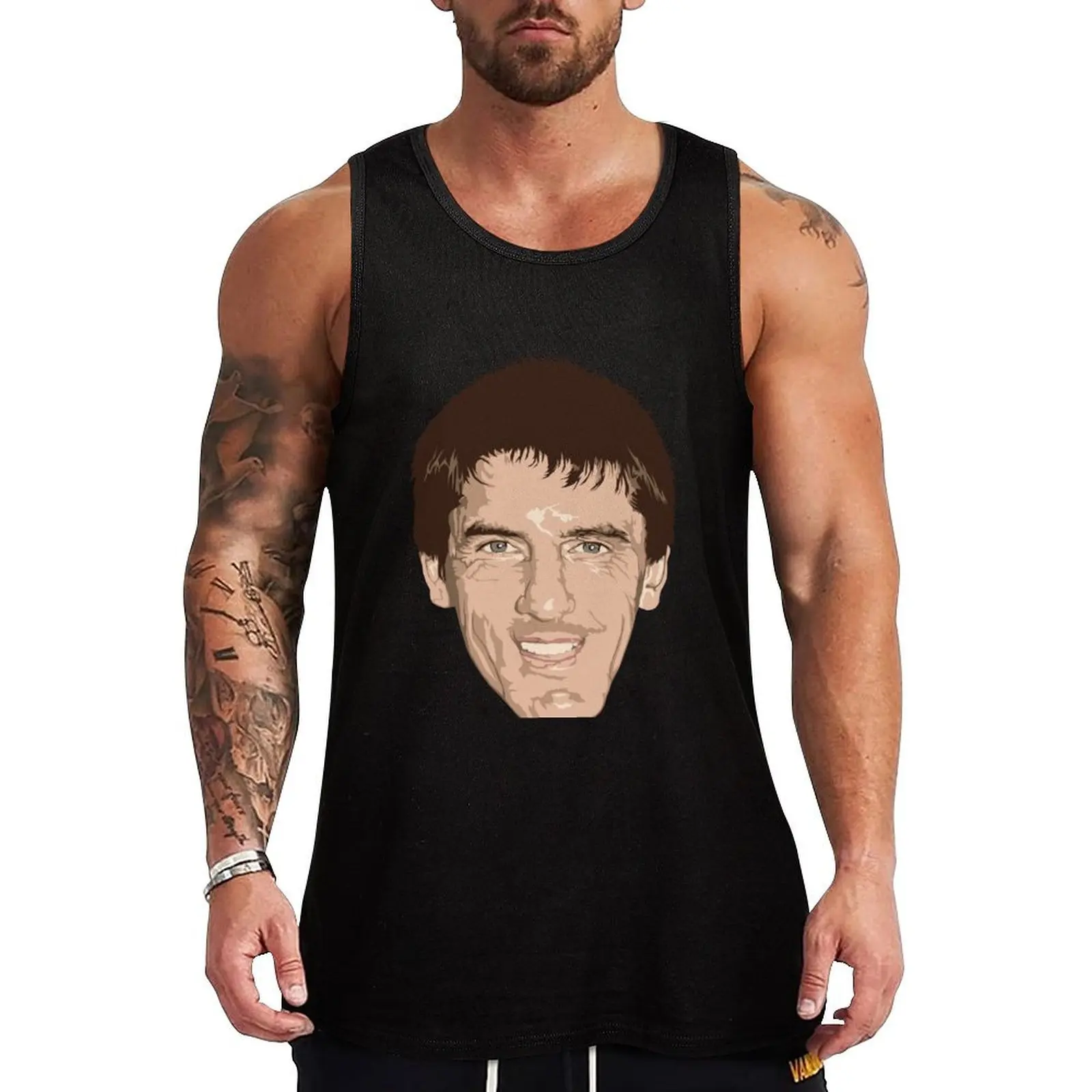 Peter Beardsley Tank Top sports suits gym shirts Sleeveless T-shirt Short sleeve