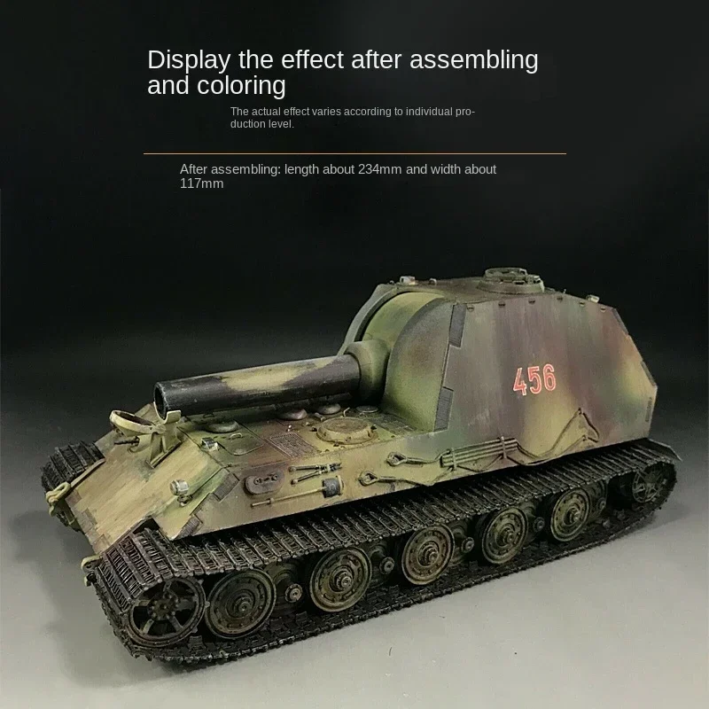 Amusing Hobby assembling tank scale model kit 35A014 bear type 305mm heavy duty assault gun 1/35